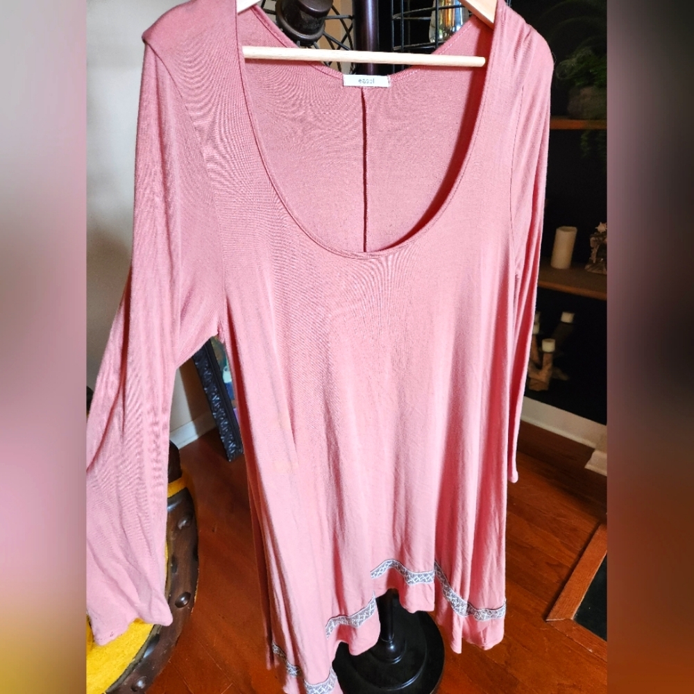 Easel szL light Pink flowy Dress